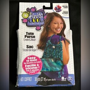 Knits Cool Tote Purse Create & Wear Refill Kit Brand New